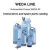 Dynapac Submersible Pumps WEDA10 to WP300 Instruction Spare Parts Catalogue