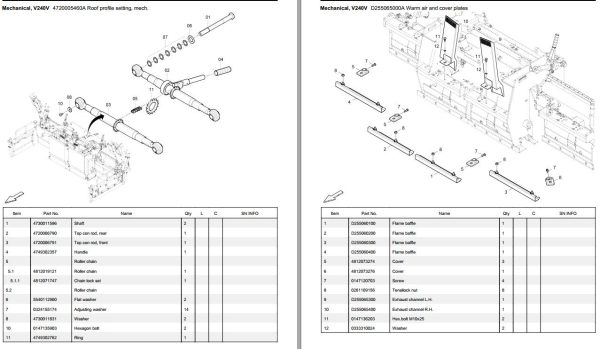 Dynapac V240V V240TV Parts Catalogue PDF 2