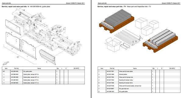 Dynapac V3500V V3500TV Parts Catalogue PDF 2