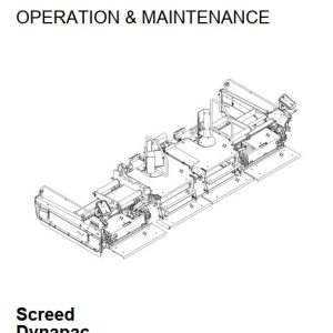 Dynapac V5100TV E V6000TV E Operation Maintenance Manual PDF 1