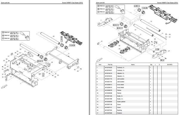 Dynapac V6000TV Parts Catalogue PDF 2 1