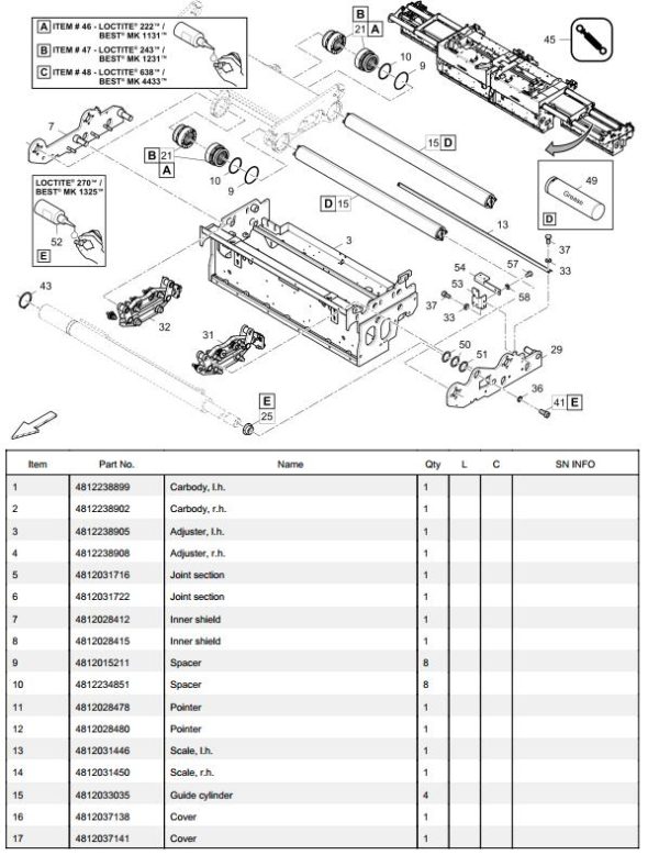 Dynapac V6000TVE Parts Catalogue PDF 2