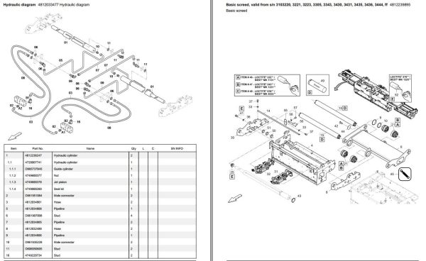 Dynapac V6000TVH Parts Catalogue PDF 2