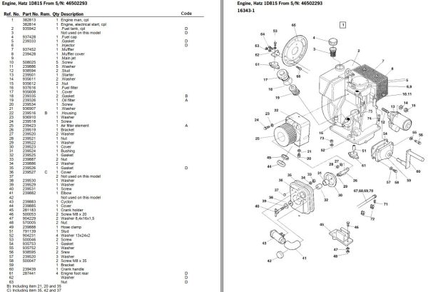 Dynapac Vibratory Double Drum Roller LP650 Parts Catalog PDF 2
