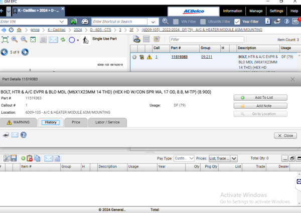 General Motors GMNA EPC 05.2024 Spare Parts Catalogue 7
