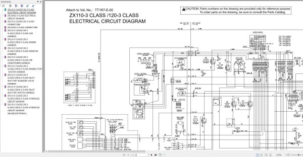 Hitachi Excavator ZX110 3 ZX120 3 ZX135US 3 Technical Manual 3