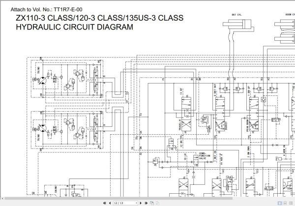 Hitachi Excavator ZX110 3 ZX120 3 ZX135US 3 Technical Manual 4