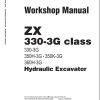 Hitachi Excavator ZX330 3G to ZX360H 3G Workshop Manual WBWA E 00 1