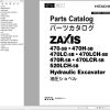 Hitachi Excavator ZX470 5B to ZX520LCH 5B Parts Catalog PJAA 1 3 1