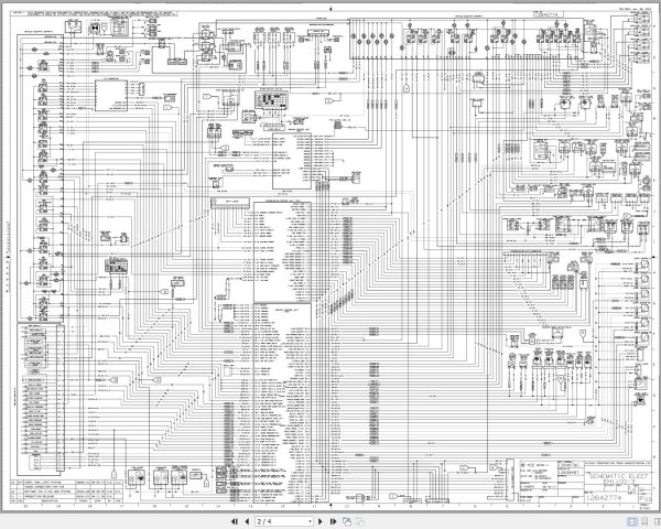 Hitachi Rigid Dump Truck EH1100 3 Electrical Schematics