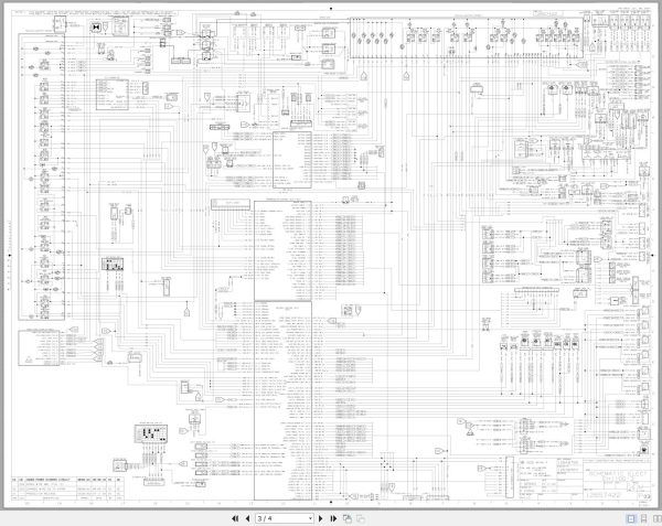 Hitachi Rigid Dump Truck EH1100 3 Electrical Schematics 1