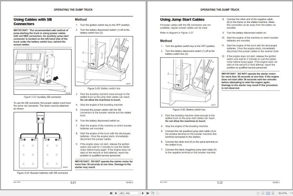 Hitachi Rigid Dump Truck EH1100 5 Operator Manual 1