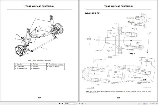 Hitachi Rigid Dump Truck EH1100 EH1100 3 EH1100 5 Dimensions Manual 1