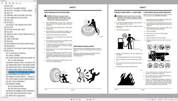 Hitachi Rigid Dump Truck EH1700 3 2015 Model Operator Manual 1