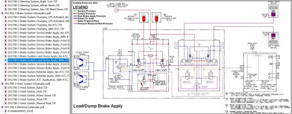 Hitachi Rigid Dump Truck EH1700 3 Hydraulic Electrical Schematics 1