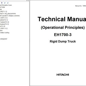 Hitachi Rigid Dump Truck EH1700 3 Operational Principles Manual