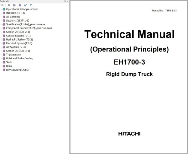 Hitachi Rigid Dump Truck EH1700 3 Operational Principles Manual