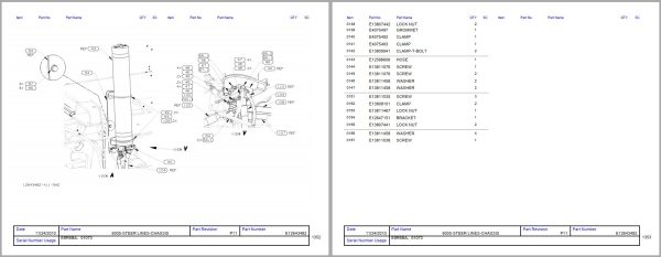 Hitachi Rigid Dump Truck EH1700 3PR Cummins QST30 8R6AA Parts Catalog