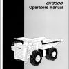 Hitachi Rigid Dump Truck EH3000 332ED Operator Manual