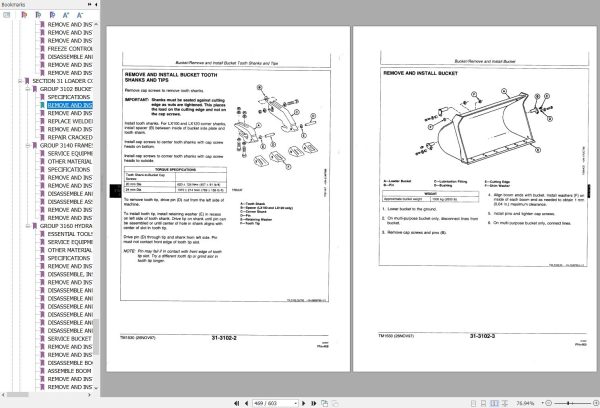 Hitachi Wheel Loader LX100 2 Workshop Manual W482E 02 1