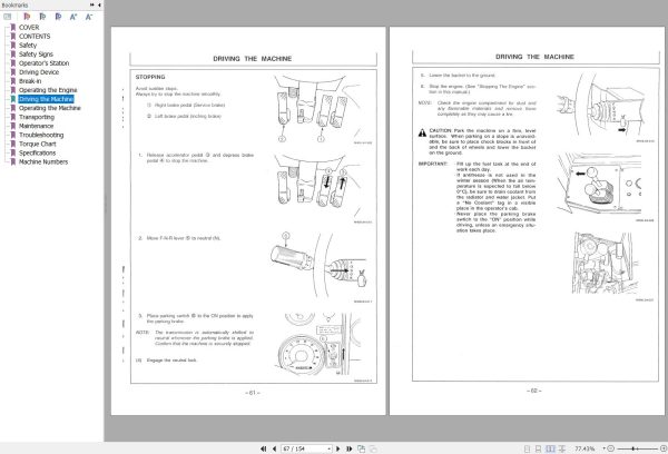 Hitachi Wheel Loader LX100 Operation Manual 1