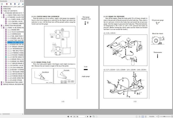 Hitachi Wheel Loader LX130 7 Inspection Manual KM TLAL7E 03 1