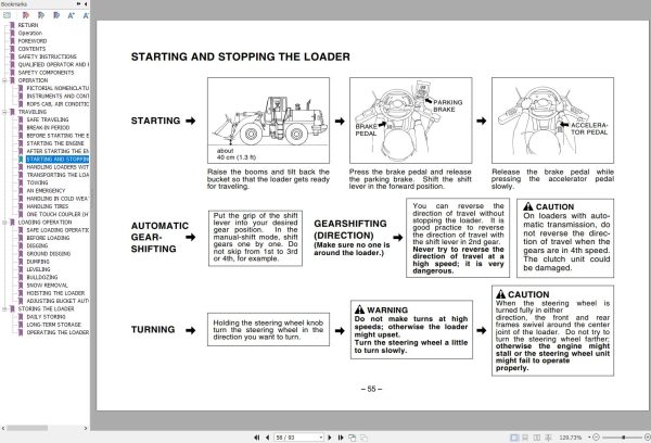Hitachi Wheel Loader LX130 7 Training Text 1