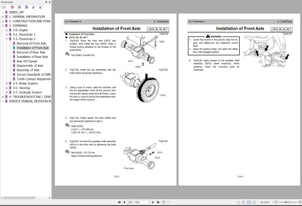 Hitachi Wheel Loader LX15 7 Service Manual KM SM047E 00 1