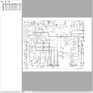 Hitachi Wheel Loader LX150 Electrical Circuit Diagram KM112 00