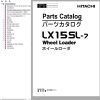 Hitachi Wheel Loader LX15SL 7 Parts Catalog EN JP