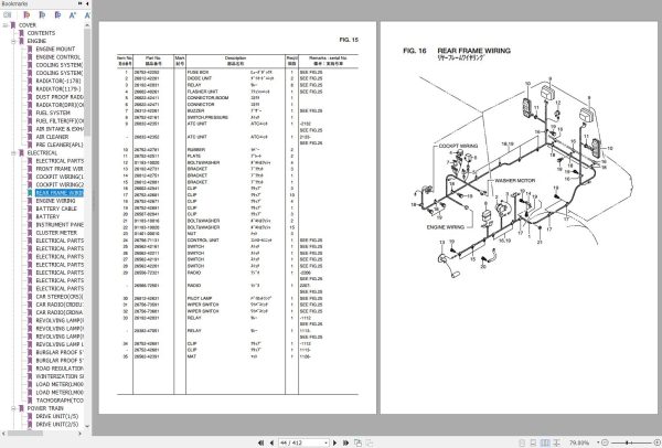 Hitachi Wheel Loader LX160 7 Parts Catalog EN JP 1