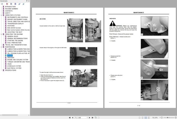 Hitachi Wheel Loader LX170E 2 Operators Manual EM42J EN3 1 1