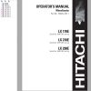 Hitachi Wheel Loader LX170E Operators Manual EM42J EN1 1
