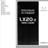 Hitachi Wheel Loader LX20 2 Parts Catalog 323991 00010H EN JP