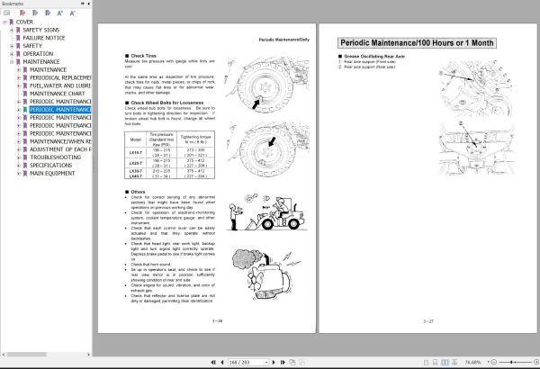 Hitachi Wheel Loader LX20 7 Operators Manual 302992 H0100 1