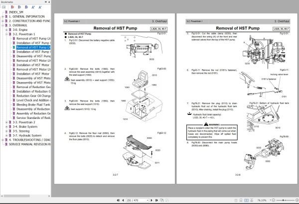 Hitachi Wheel Loader LX20 7 Service Manual KM SM047E 00 1