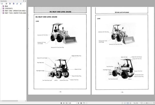 Hitachi Wheel Loader LX20 Operation Manual EM40A 1 2 1