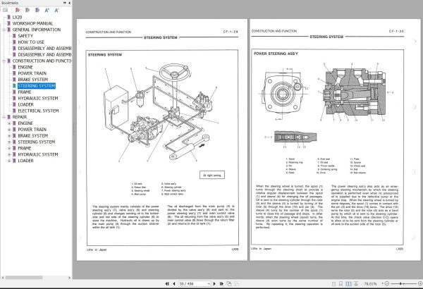 Hitachi Wheel Loader LX20 Workshop Manual KM113 00 1