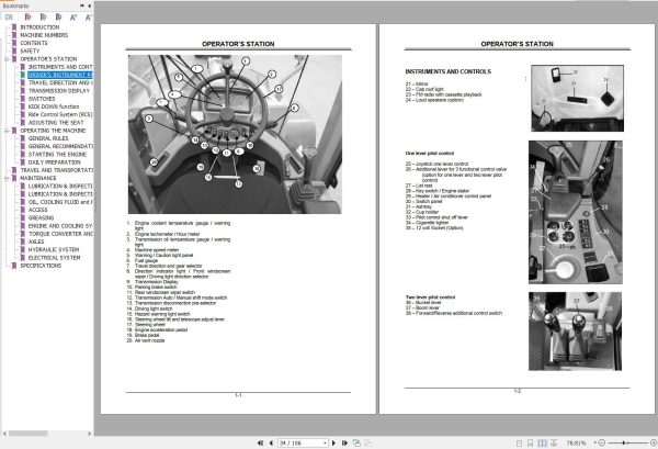 Hitachi Wheel Loader LX210E 2 Operators Manual EM42J EN3 1 1