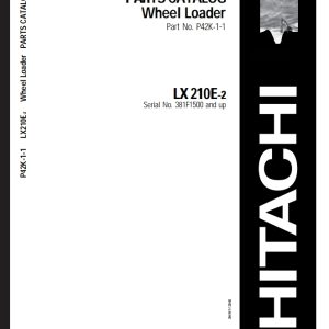 Hitachi Wheel Loader LX210E 2 Parts Catalog P42K 1 1 EN JP