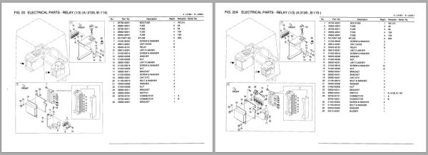 Hitachi Wheel Loader LX230 7 Parts Catalog PW 671AH EN JP 1