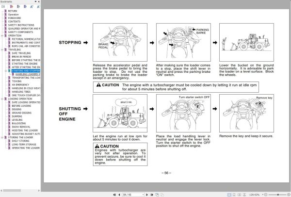 Hitachi Wheel Loader LX230 7 Training Text 1