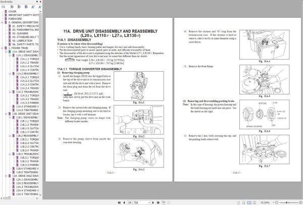 Hitachi Wheel Loader LX230 7 Workshop Manual KM WL117E 04 1