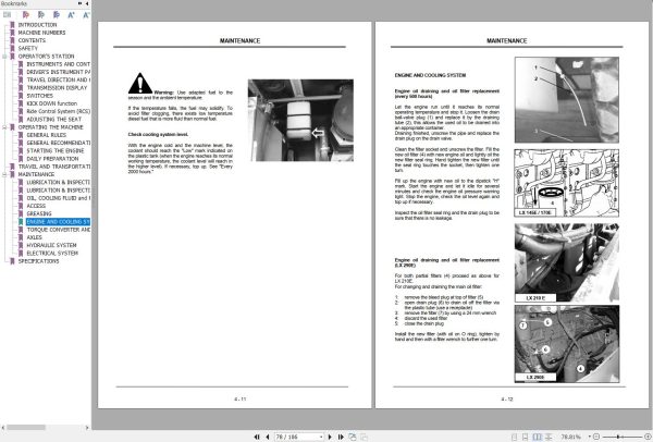 Hitachi Wheel Loader LX290E 2 Operators Manual EM42J EN3 1 1