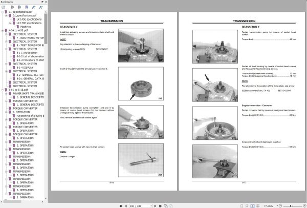 Hitachi Wheel Loader LX290E 2 Service Manual SM 42JE 02 1