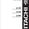 Hitachi Wheel Loader LX290E Service Manual