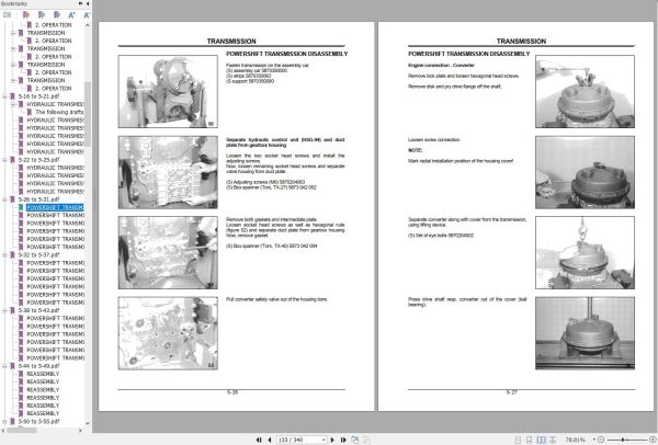 Hitachi Wheel Loader LX290E Service Manual 1