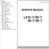 Hitachi Wheel Loader LX30 7 Service Manual KM SM047E 00