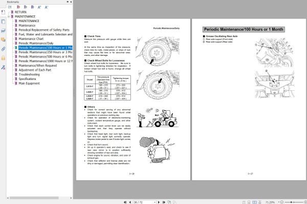 Hitachi Wheel Loader LX30 7 Training Text 1
