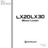 Hitachi Wheel Loader LX30 Operation Manual EM40A 1 2